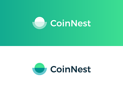Coin Nest bitcoin brand coin crypto crypto currency design logo mark minimal minimalist modern money nest piggy bank save money smart symbol
