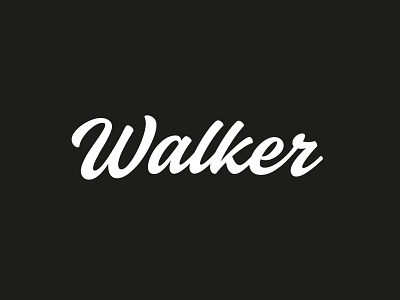 Walker Typemark branding identity logo logotype type typemark
