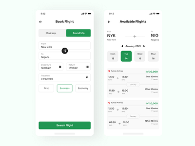 Flight Booking app booking design flight ui