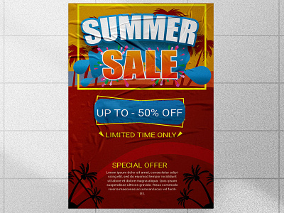 summer sale poster