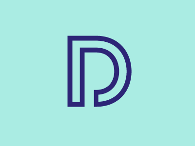 DP Monogram Logomark branding letterform logo mark monogram