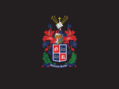 Guilamo-Rathje - Family Crest coat of arms crest family crest heraldic illustration vintage vintage logo