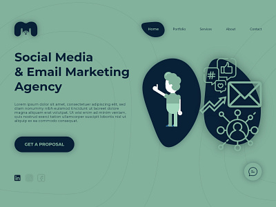 Malonu, Marius / SMM & Email Marketing Agency Header
