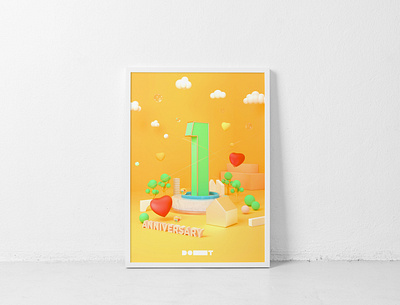 First Anniversary Poster
