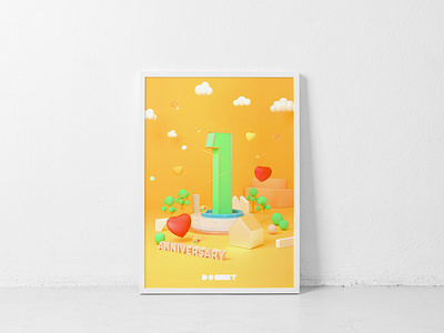 First Anniversary Poster