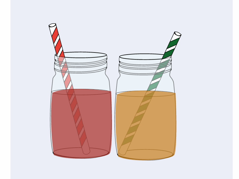 Glass of Cheer animation holiday illustration svg