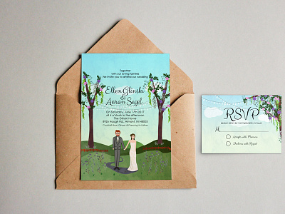 Wedding Experiment based on Anna Bonds Wedding Invites