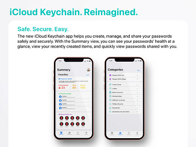 iCloud Keychain. Reimagined.