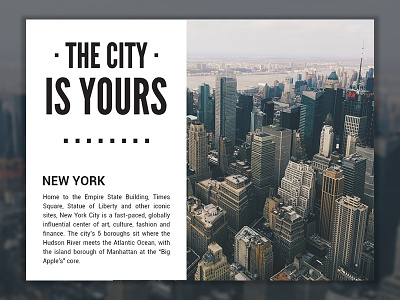 The City Is Yours city layout post card print print design
