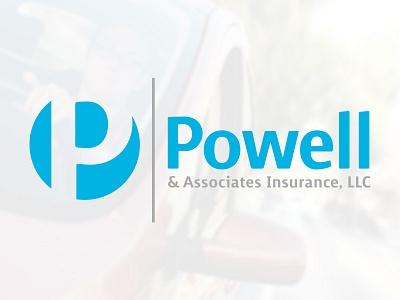 Powell Insurance Logo branding identity logo visual identity