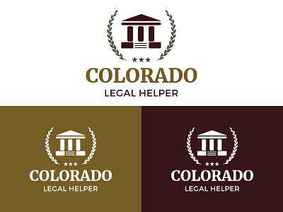 Colorado Legal Helper branding identity law legal logo visual identity