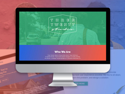Three Twenty Studio - Portfolio Site branding graphic design identity ui ux web design