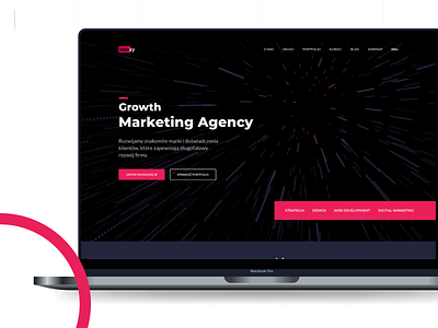 Marketing agency website - Ideoxy black design ui uidesign webpage website