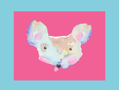 Sweet mouse animalillustration characterdesign design graphic design icon illustration logo postcard watercolorillustration