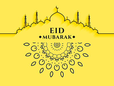 Eid design graphic design illustration poster vector