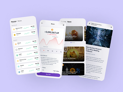 Crypto Mobile App - News and Market