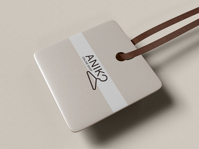 aniko online shop logo and tag design