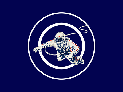 50 Open Space 50 clear cosmonauts geometric logo o retro simplicity space symbol
