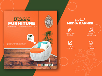 Furniture Social Media Post Design