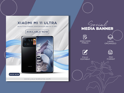 SmartPhone Social Media Post Design ads banner banner art banner design design facebook banner facebook post facebook story graphic design illustration instagram banner instagram story logo modern design social media social media post social media post design ui youtube youtube thumbnail