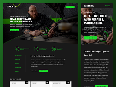 Zima Automotive Website