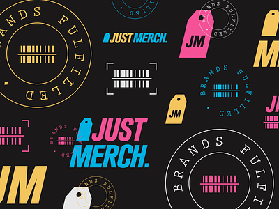 Just Merch Brand Style Guide branding design logo style guide