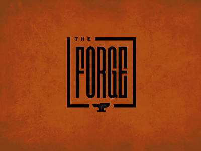 The Forge 52logos band branding forge identity logo orange
