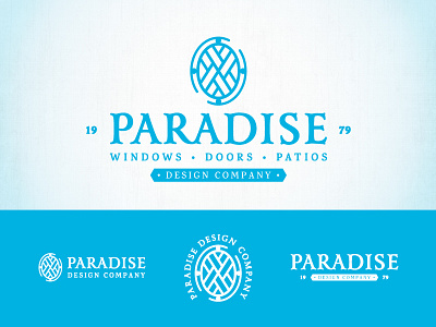 Paradise Design Company brand design icon identity logo mark paradise responsive branding