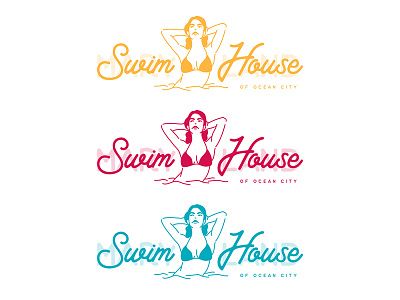 Swim House of Ocean City brand branding identiy logo