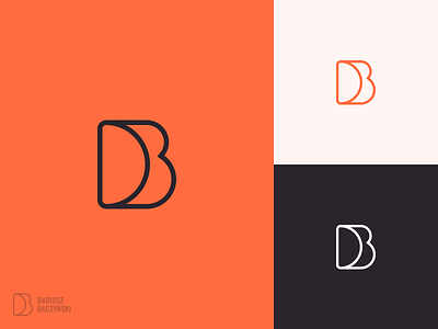 Personal logo branding db logo logo design logotype personal personal brand personal logo