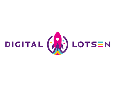 Digital 🚀 Lotsen Logo logo branding webdesign rocket