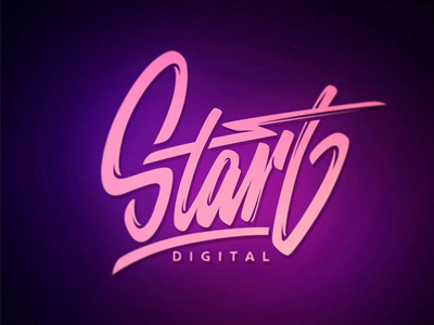 Start Digital Logo branding logo logotype typography