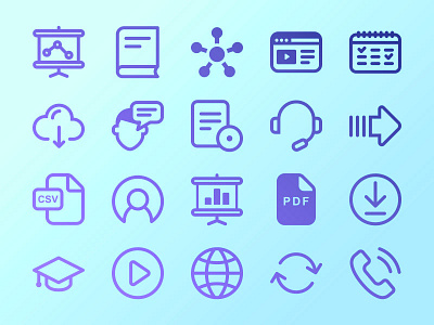 Just some icons icons piktogram vector