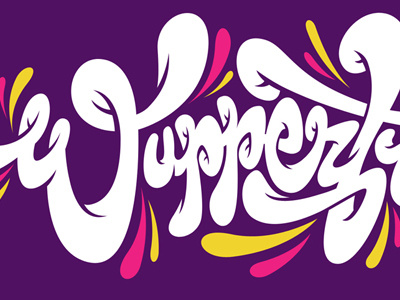 Wuppertal Logo updated apparel branding custom handdrawn logo logotype schakalwal typography wuppertal
