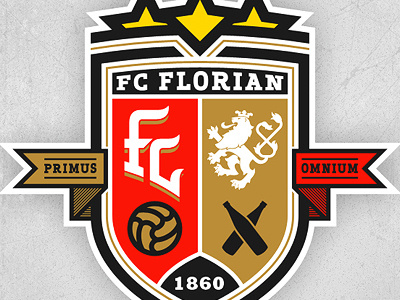 Fc Florian Badge badge beer embroidery football patch soccer