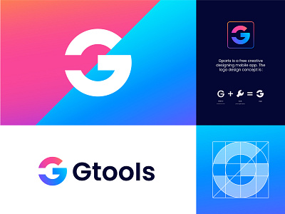 G Tools | Creative Designing Mobile App Logo Design | Branding