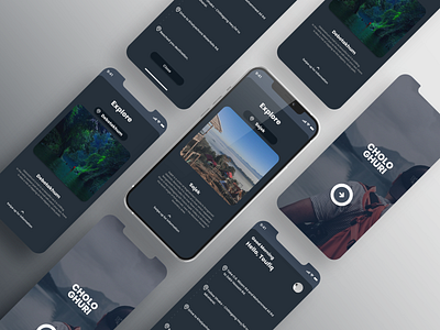 CholoGhuri- travelling concept design. app design mobile design ui uiux design