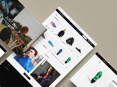 E-Sports- ecommerce concept design.