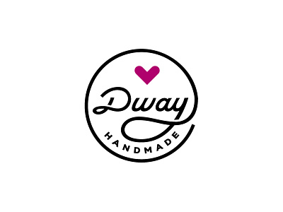 Dway Handmade Logo (accepted) clothing dway hand handmade heart logo made type