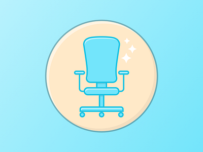 Chair badge badge chair icon office spark