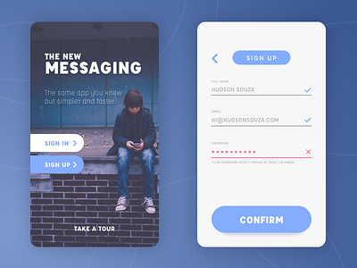 Daily UI challenge #001 — Sign Up