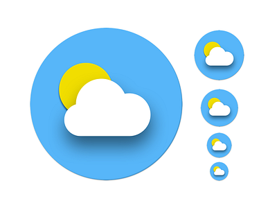 Daily UI challenge #005 — App Icon app icon daily ui dailyui icon weather weather icon