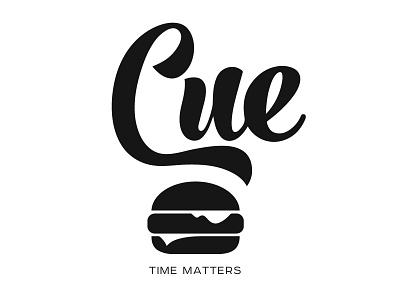Logo for Cue app app branding logo typography