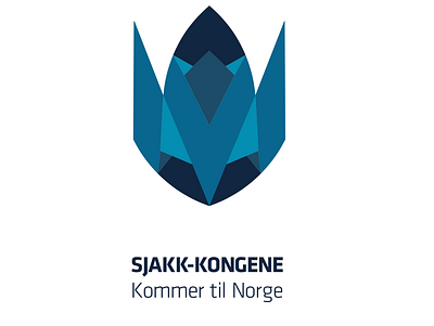 Logo series for Norwegian Chess Federation branding flat logo typography vector