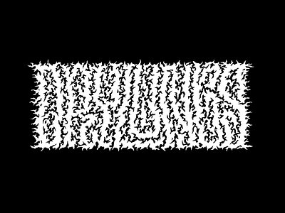 DL Logo grindcore lettering logo logotype music