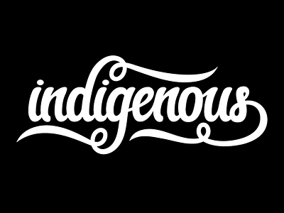 Indigenous Script WB calligraphy indigenous lettering monochrome script vector woolies