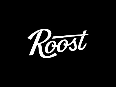 Roost Racing Logotype branding clean cursive custom logo logotype minimal racing rc script