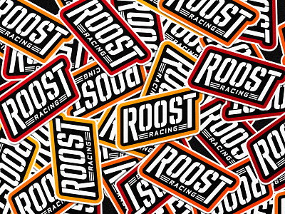 Roost Racing Logotype, V2 badge branding cars custom logo logotype motorcycle racing sticker
