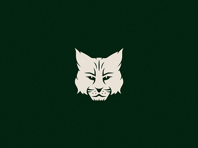 Monty Says "Meow" animal animal logo bobcat branding cat design icon illustration logo mark simple vector