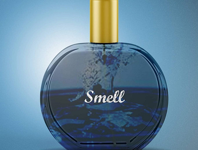 Perfume 3d bottle cosmetics graphic design label lebel design logo perfume products